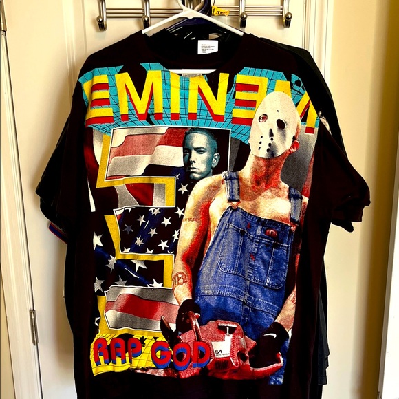 2014 Eminem Rap God Promo Rap Tee🔥🔥🔥 - Picture 1 of 3